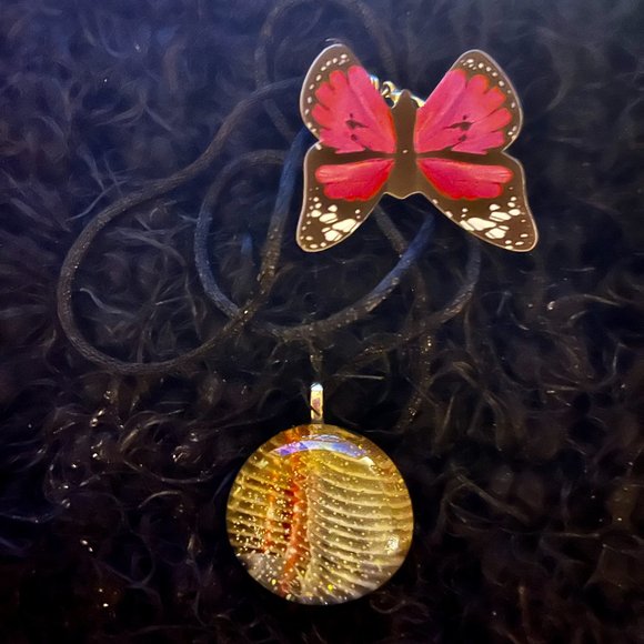 Marble Glass Handmade Nekclace - Picture 10 of 10